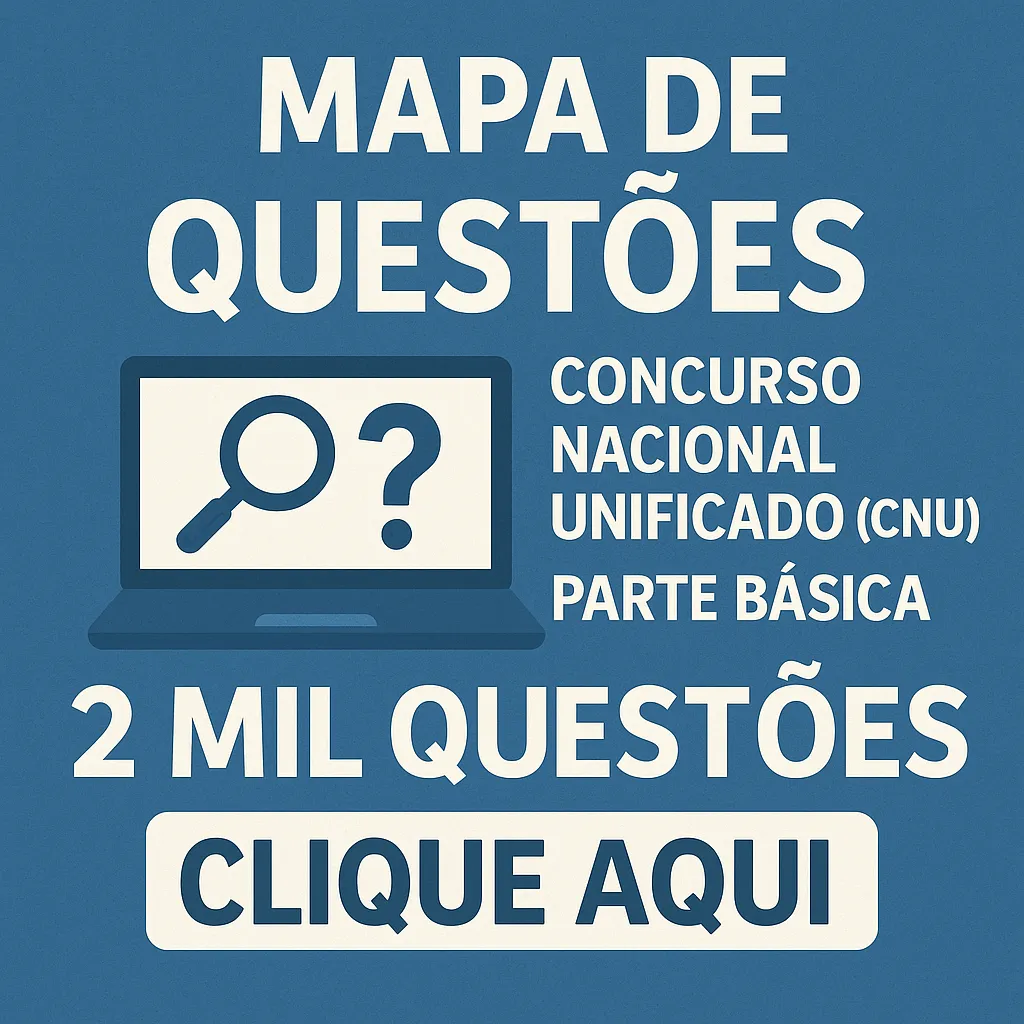 Mapa de Questões CNU Parte Básica